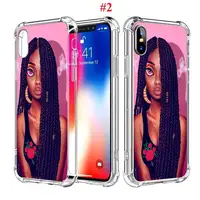 

2019 Melanin Poppin Silicone Phone Case For iphone 6 6s 7 8 7Plus 8Plus X XS XR Max for Samsung S10 S9 S8 Plus