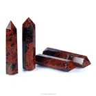 Natural Red Obsidian Crystal Wand Points Healing for sale