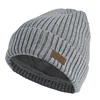 Wool Cuffed Plain Beanie Warm Winter Knit Hats Unisex Watch Cap Skull Cap