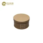Candle black tea small custom printed gift round metal tin box