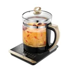 High quality 1.8L quick boiling boiling water multifunctional glass health care kettle
