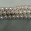 2019 wholesale hot selling natural round white real freshwater pearl bead strand