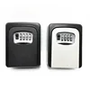4 Digit Wall Mounted Combination Password Keys Hook Organizer Boxes Outdoor Safe Key Box Key Storage Organizer