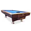 Billiard Snooker Table 9ball Pool Table With Solid Frame + Solid Leg + Slate Playfield