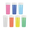 China Suppliers 6 Dram Colorful Pharmacy Container Weed Plastic Bottle Medicine Pill Vial with child proof top cap