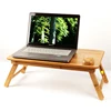 Cheap price bamboo study foldable small size desk computer laptop table on bed from Bamboo Technology