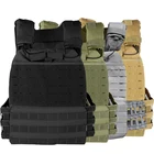 Wholesalers laser-cut tactical army military molle plate carrier weight vests for crossfit