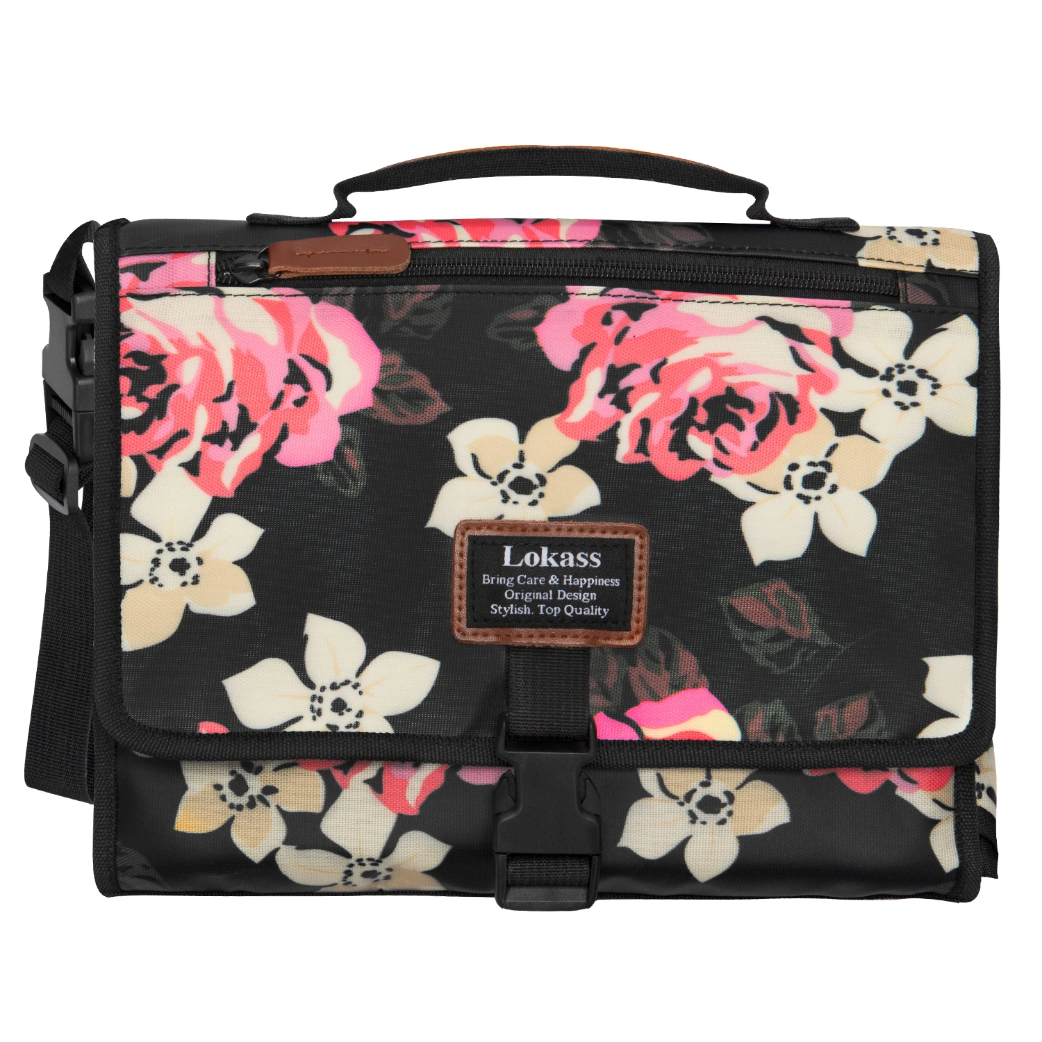 LOKass Portable Baby Changing Pad Lightweight Floral Diaper Bag Clutch Baby's Bag with Stroller Strap for Mom, Customized color
LOKass Portable Baby Changing Pad Lightweight Floral Diaper Bag Clutch Baby's Bag with Stroller Strap for Mom, Customized color