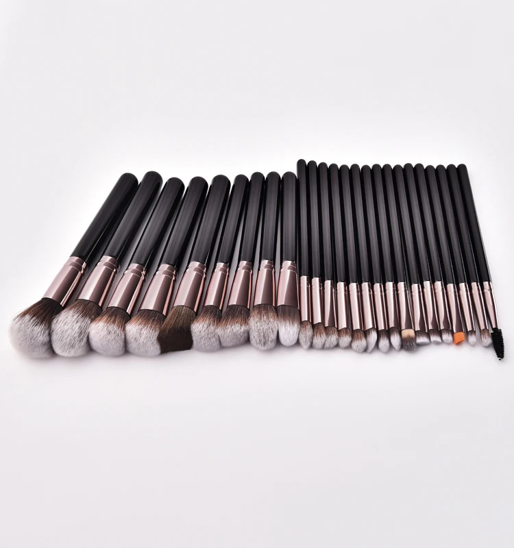 2019 Hot Sell Pro 25pcs Makeup Brush Set Fashion Black Handle Gun Colour Tube Cosmetic Brush Set
2019 Hot Sell Pro 25pcs Makeup Brush Set Fashion Black Handle Gun Colour Tube Cosmetic Brush Set
