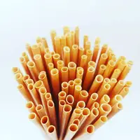 

Amazon Hot Selling Eco Friendly Disposable Biodegradable Eco Natural Wheat Drinking Straw Drinking Organic BPA Free Hay Straws