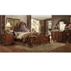 Longhao Luxury Antique Home Wooden Carved King Size Bedroom Furniture