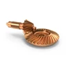 OEM design copper spiral bevel gear with gear hobbing service