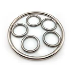 Custom metal stainless steel o ring round buckle for handbag