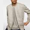 High Quality Autumn New Fashion Linen Cotton Bomber Baseball Jacket for Men