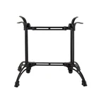 Chuangdi trumpet metal furniture leg dining table base with 4 stable legs