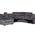 Comfortable Modern Modern Sectional Recliner Comfortable Luxury Modern Fabric Style Recliner Sectional Sofa