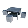 Good Price Outdoors Granite Garden Square Stone Table And Benches Set