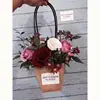 2019 Fashion wholesale pot plants flower carry tote bag recycle decoration kraft pot bag