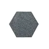 50x50 Library hotel pvc or bitumen backing pp hexagon floor carpet tiles