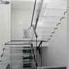High quality staircase balustrade railings floating glass stair
