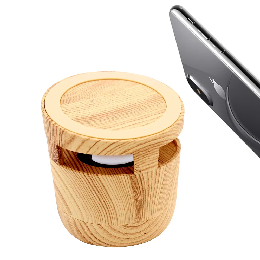 Perfect for gift wooden printing bluetooth speaker wireless charger - ANKUX Tech Co., Ltd