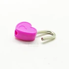 The Newest Popular Small Colorful Plastic Wish Love Heart Lock