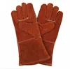PRI 14" Orange Split Cowhide Leather Tig personalized Custom Welding Gloves
