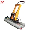 Vibratory power cement sand floor concrete cover film finishing screed machine