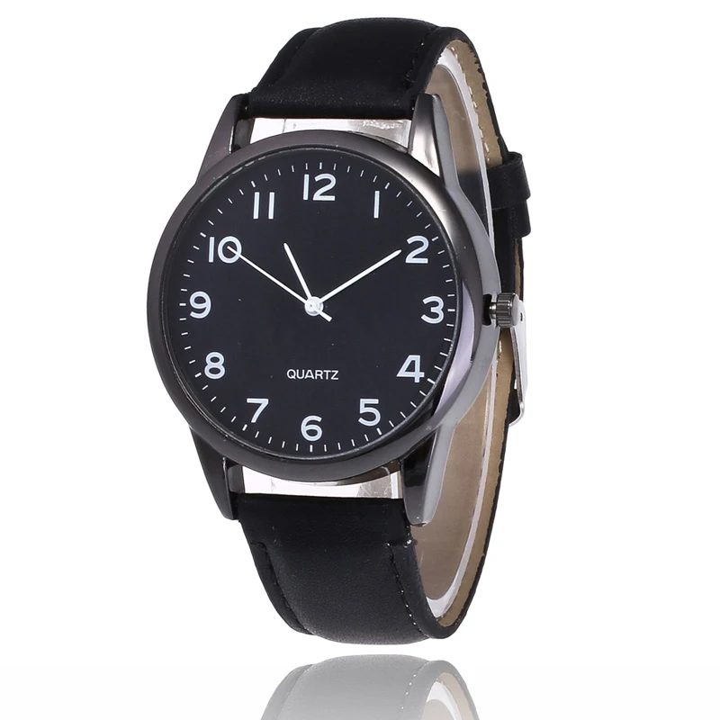 Unisex Simple Business Fashion Leather Quartz Wrist Watch Big Dial Watches With Clear Number Best Gift For Man BD004
Unisex Simple Business Fashion Leather Quartz Wrist Watch Big Dial Watches With Clear Number Best Gift For Man BD004