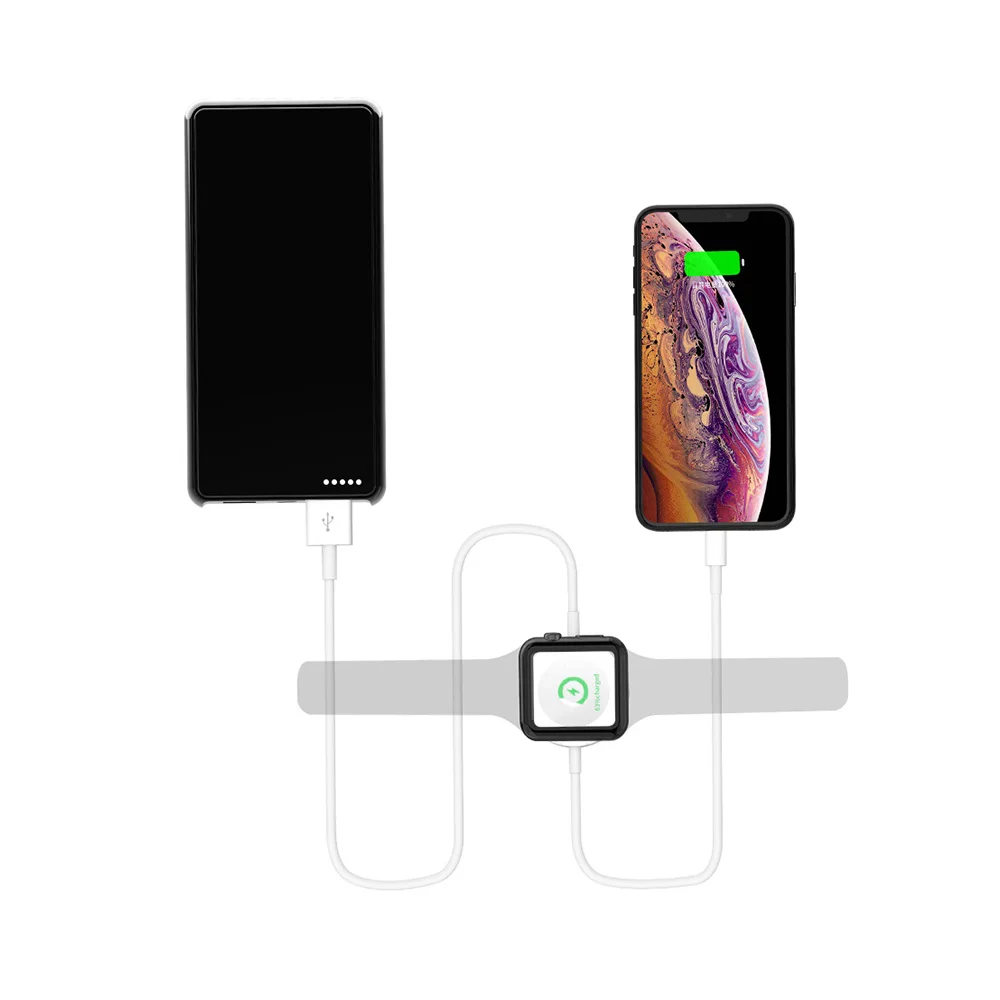 2019 2 in 1 Magnetic Wireless Charger Pad Charging Cable Cord Compatible for Apple Watch
2019 2 in 1 Magnetic Wireless Charger Pad Charging Cable Cord Compatible for Apple Watch