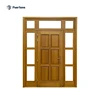 Mahogany Solid Wood Front Door Carving Design