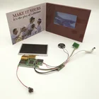 2.4 10 4.3 inch 5 inch 7 inch custom greeting card touch screen video brochure tft lcd digital display module
