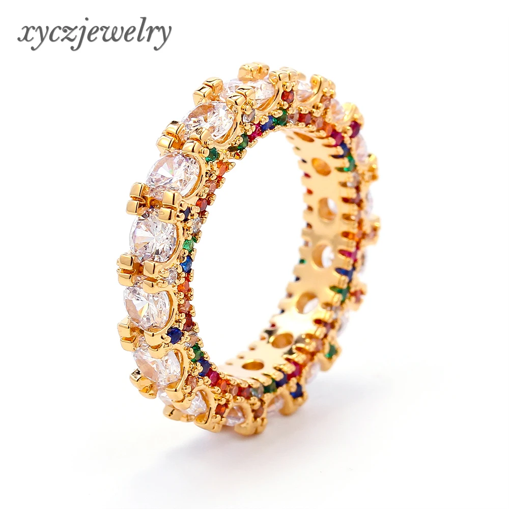 Latest diamond ring luxury lady hand jewelry mixed color full gemstone cz rings, White;mixed color
Latest diamond ring luxury lady hand jewelry mixed color full gemstone cz rings, White;mixed color
