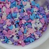 Polymer Soft Clay Sprinkles Heart Five Star Snowflakes Bow Candy Sprinkles for Crafts DIY Making Slime Nail Art Slices