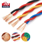 1.5mm 2.5 sq mm copper core pvc insulation flexible wire ZR RVS electric resistance wire heating