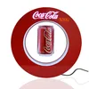 Novelty Acrylic non-stop turning stand, magnetic levitating display for bottle advertising and promotion with LED