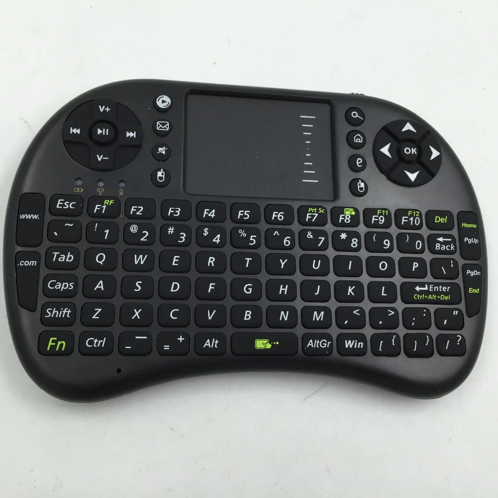 New 2018 Air Mouse 92 Key Mini Portable 2.4GHz English layout Keyboard Mouse Touchpad Remote Game Controller Wireless Keyboard
New 2018 Air Mouse 92 Key Mini Portable 2.4GHz English layout Keyboard Mouse Touchpad Remote Game Controller Wireless Keyboard
