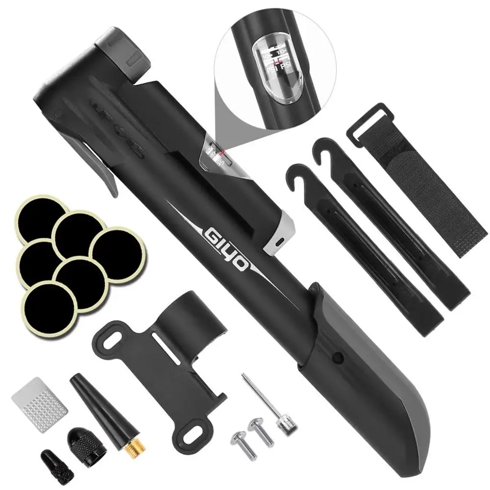 Smart Bike Pump Portable Bicycle Frame Pump,Bicycle Tire Pump Glueless Puncture Repair Kit,120 PSI Air Pump Suitable for Pre
Smart Bike Pump Portable Bicycle Frame Pump,Bicycle Tire Pump Glueless Puncture Repair Kit,120 PSI Air Pump Suitable for Pre