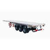 Hot sale 40ft container 3 axles flat bed semi trailer