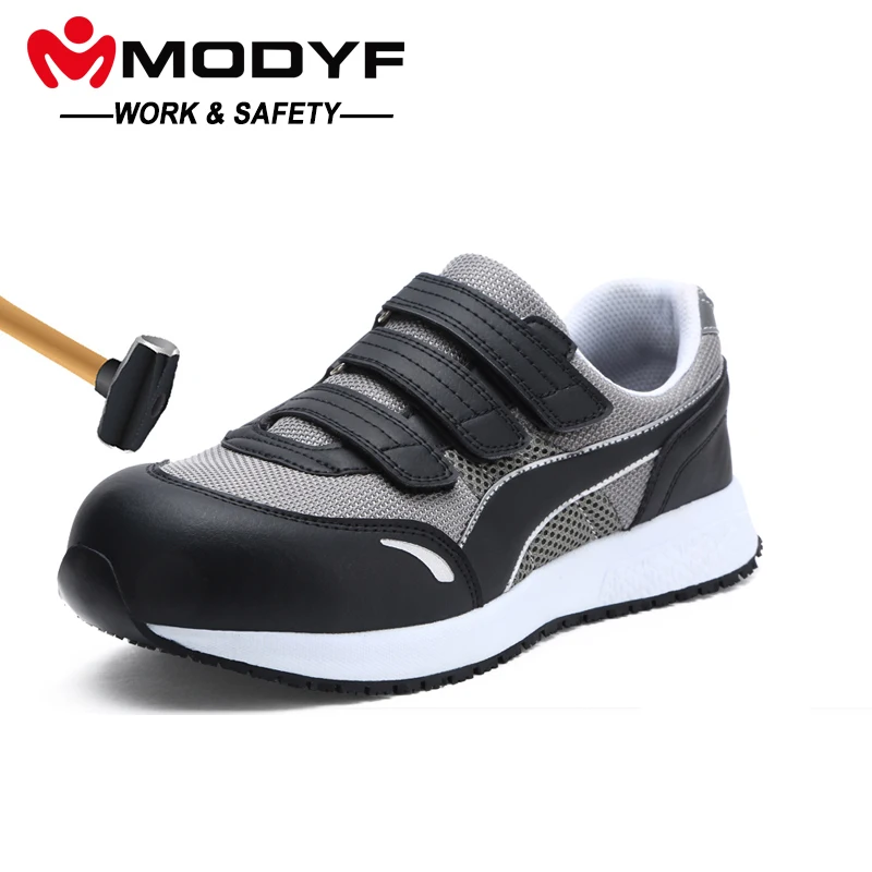 MODYF Steel Toe Men's Safety Shoes Non-slip Light Work Protective Footwear Breathable Mesh Security Sneaker Working
MODYF Steel Toe Men's Safety Shoes Non-slip Light Work Protective Footwear Breathable Mesh Security Sneaker Working