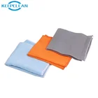 Factory Direct Microfiber Pad Cleaning Cloth In Roll Orange Color