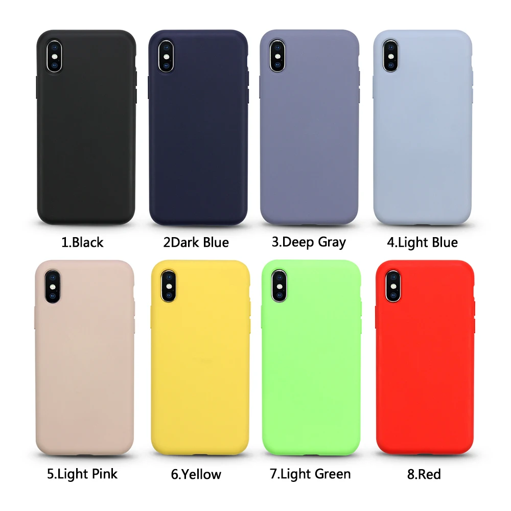 High Quality Candy Color Liquid Silicone Rubber Case for iPhone Xs Max X Protective Phone Cover for iPhone 7 8 plus
High Quality Candy Color Liquid Silicone Rubber Case for iPhone Xs Max X Protective Phone Cover for iPhone 7 8 plus