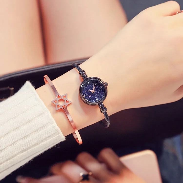 Amazon Фитнес Дамы открытый Typs наручные часы тенденция все матч браслет для женщин часы