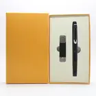 Promotional Gift Set Elegant Metal Pen and USB Set Corporate Giveaways