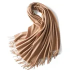 100 cashmere shawl 70*180cm solid color cashmere muffler