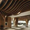 Superior Lobby Facade Decorative 3D Curved Aluminum Profile Ceilings