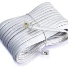 Rj12 6p6c Side Latch Rj11 2 Core 0.71mm Drop Wire Outdoor Telephone Cable