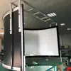 300"16:9 front material Cinema Projection Screen Foldable 4k HD projector Fixed Frame Curved Screen