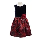 Fashion Girl Dress Flutter Sleeve Floral Print Boutique Children Clothes Baby Girl Dress