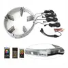 15.5" LED Wheel Ring Lights Rim Lights Brightest RGB Multiple Colors Blue-tooth App Controller